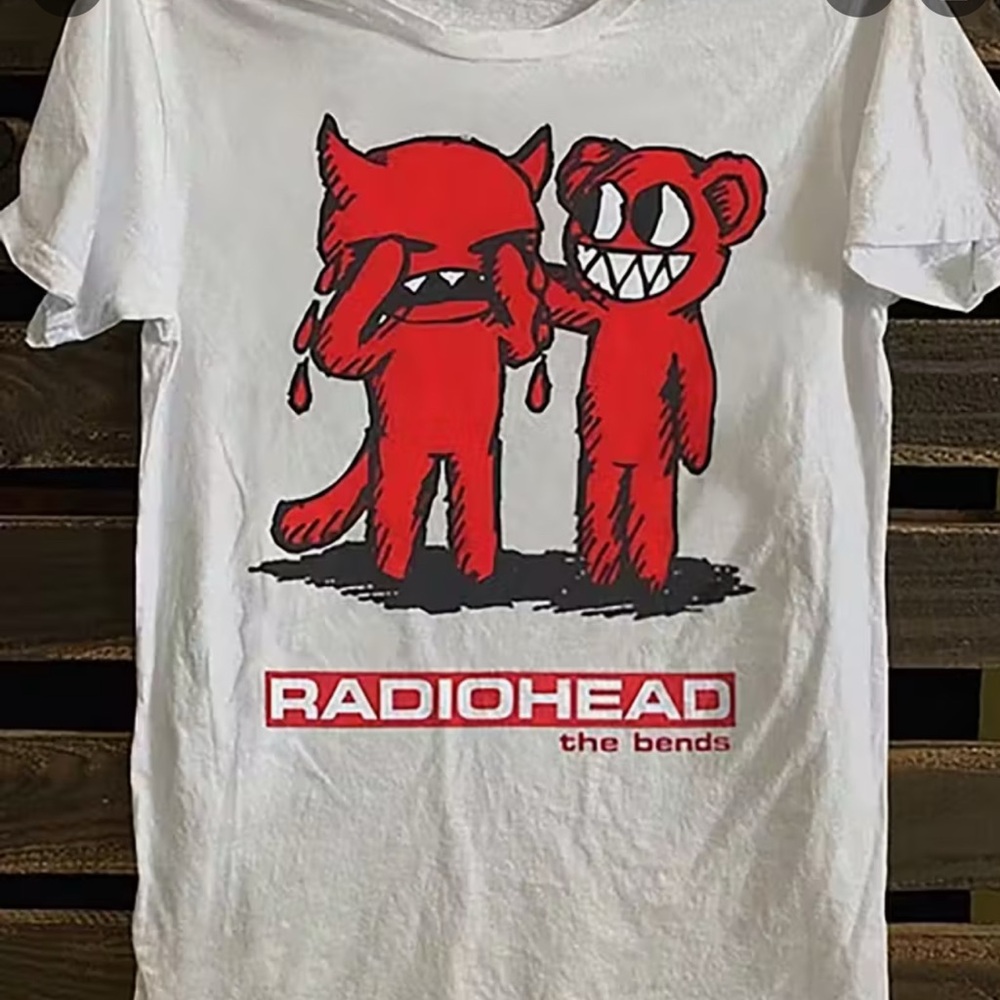 Radiohead Unisex The Bends Graphic T-Shirt